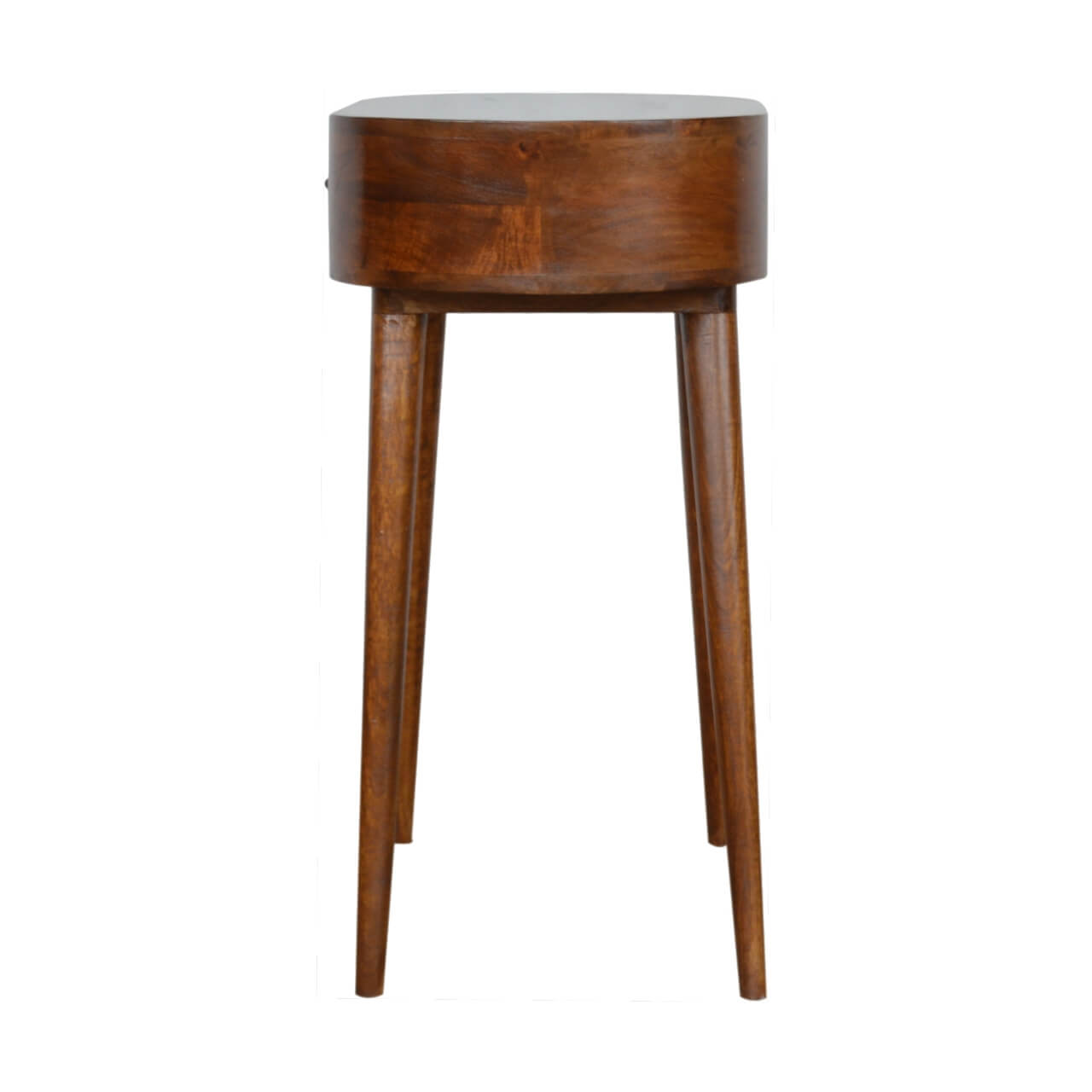 London 1 Drawer Console Table, Chestnut