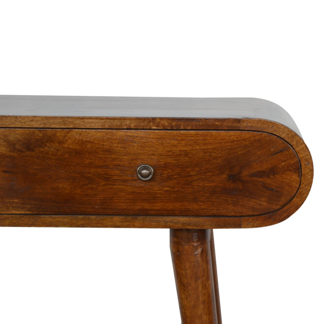 London 2 Drawer Console Table, Chestnut