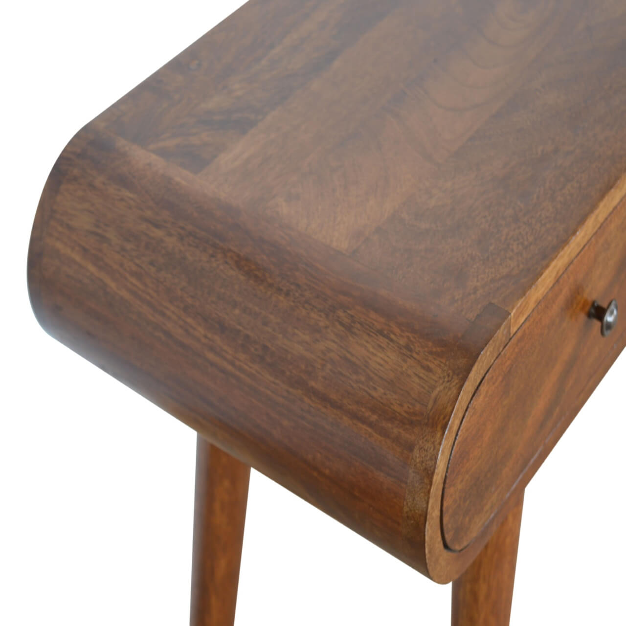 London 2 Drawer Console Table, Chestnut
