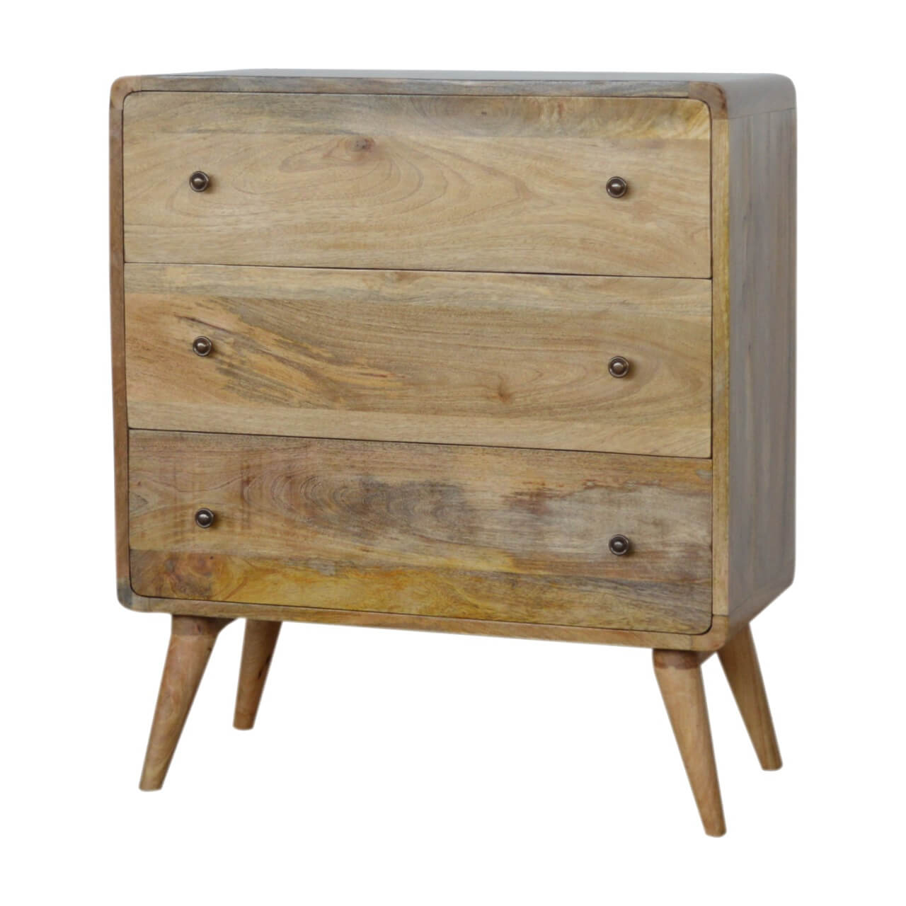 Curved 3 Drawer Chest