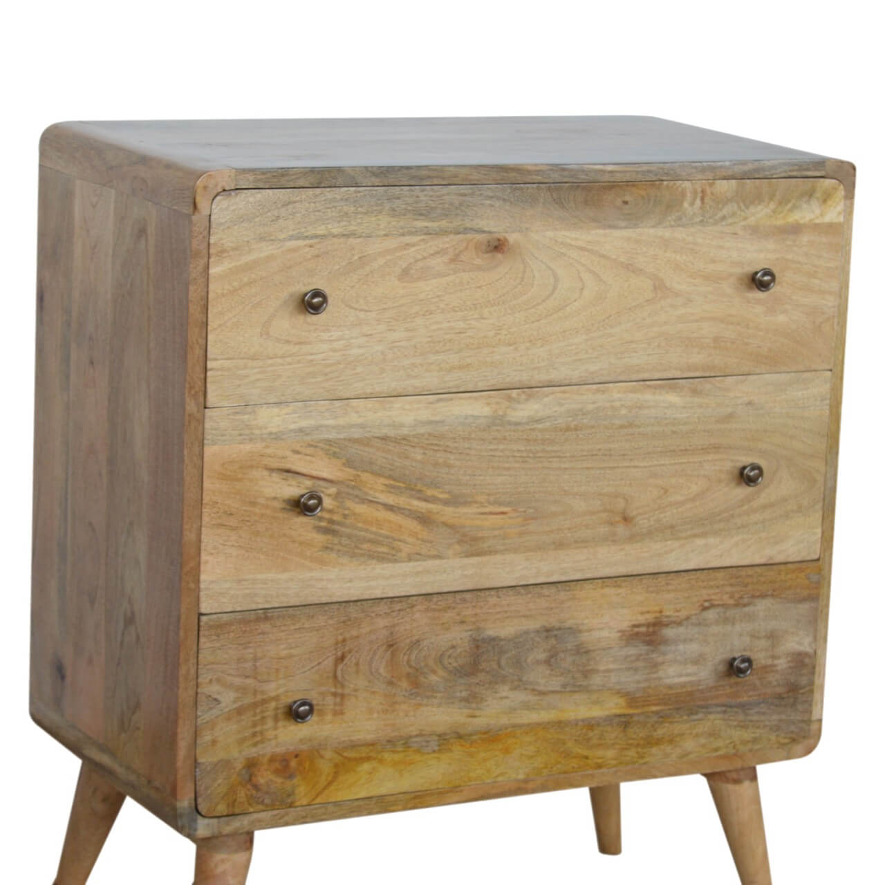 Curved 3 Drawer Chest