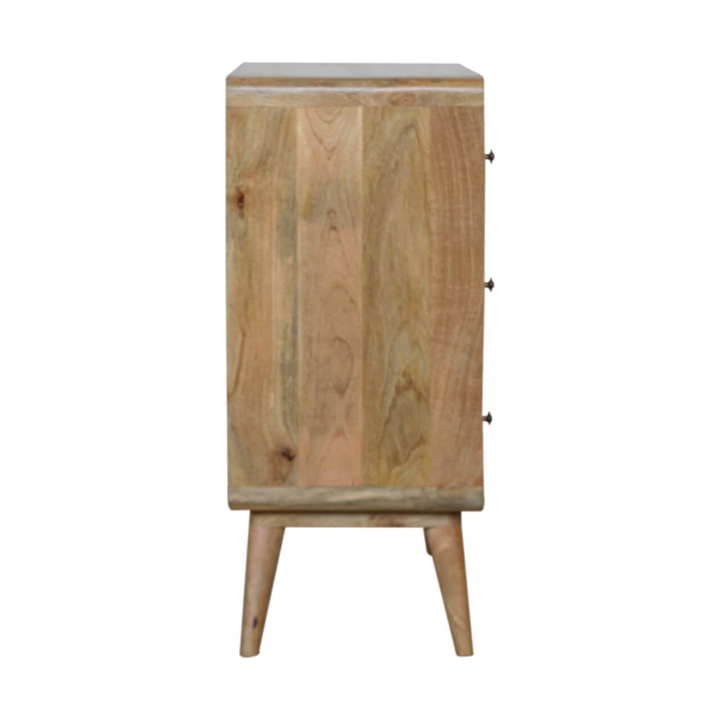 Curved 3 Drawer Chest