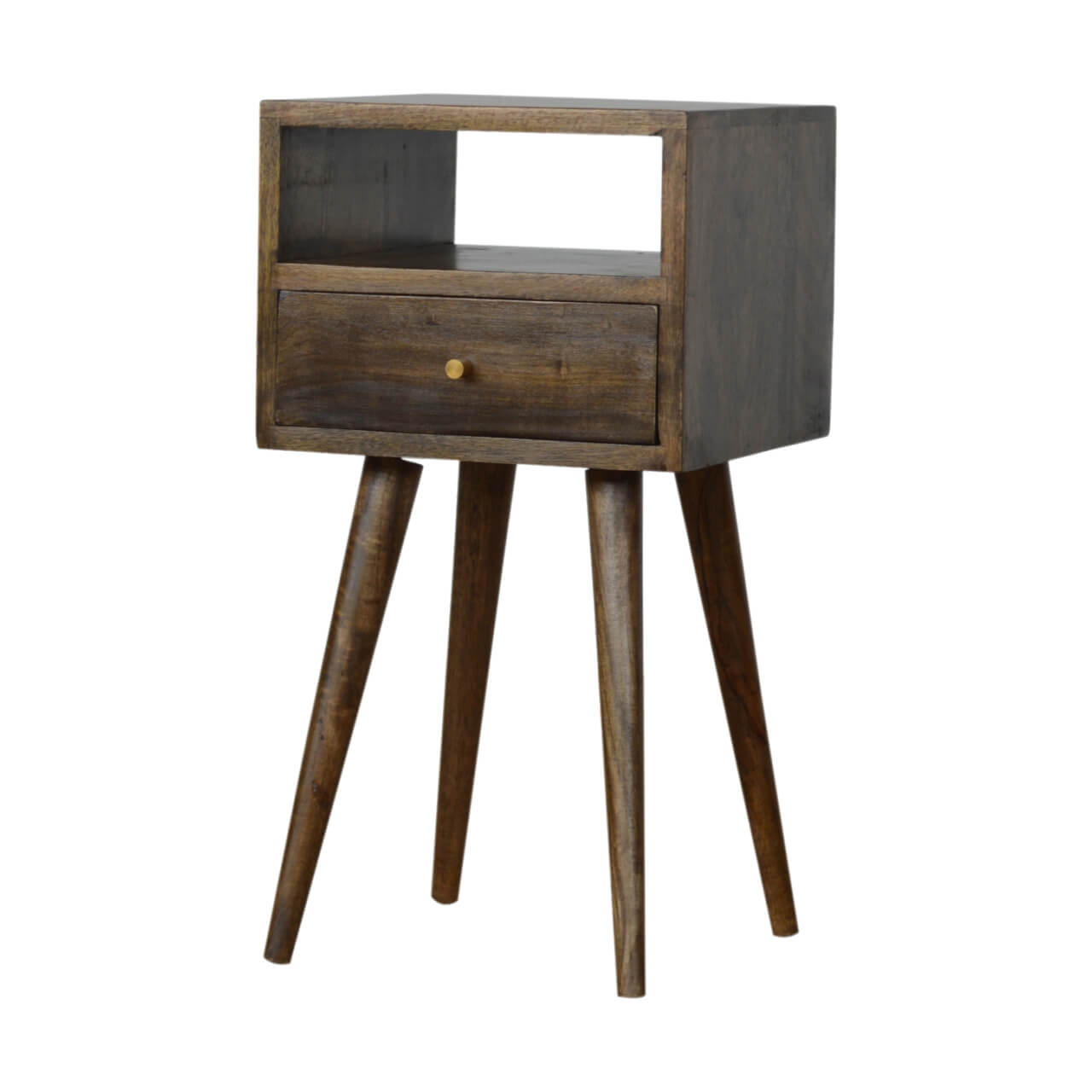 Narrow Bedside, Grey Wash