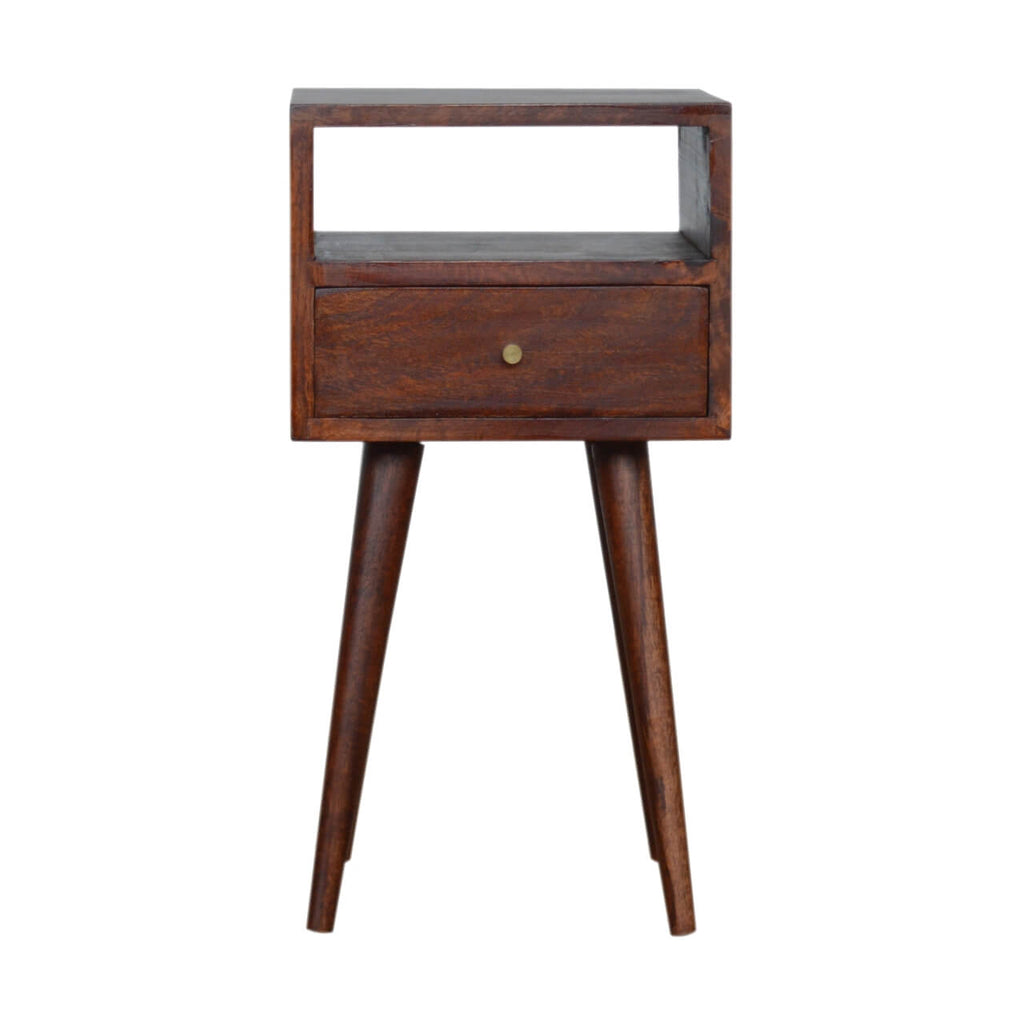 Narrow Bedside, Cherry Finish