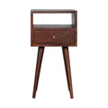 Narrow Bedside, Cherry Finish