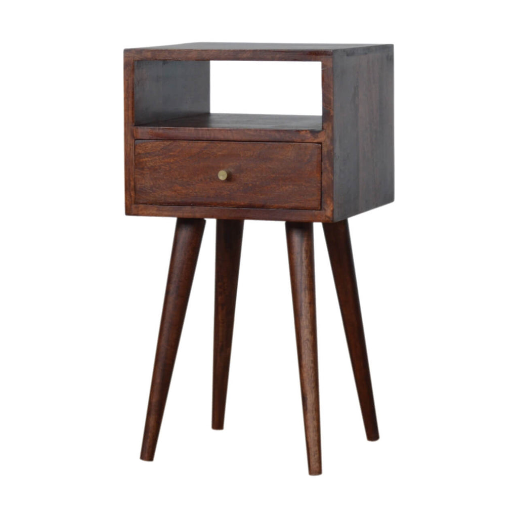 Narrow Bedside, Cherry Finish