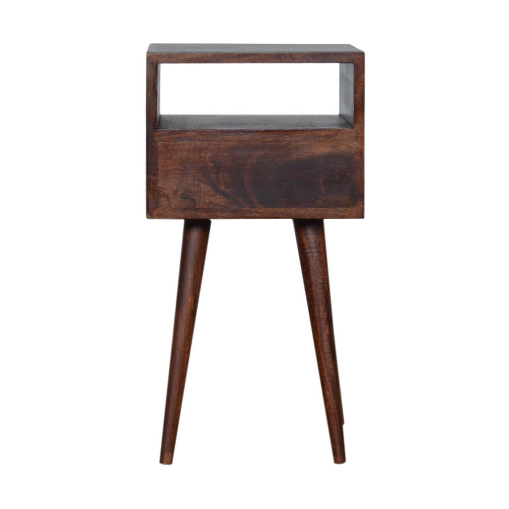 Narrow Bedside, Cherry Finish