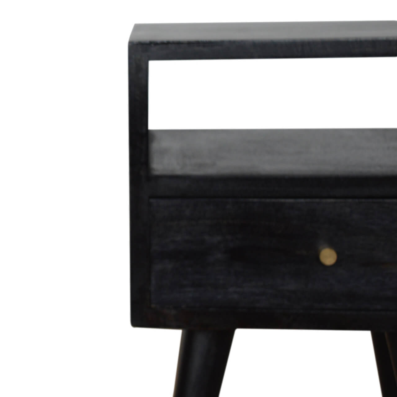 Narrow Bedside, Full Black