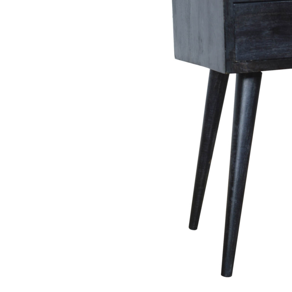 Narrow Bedside, Full Black