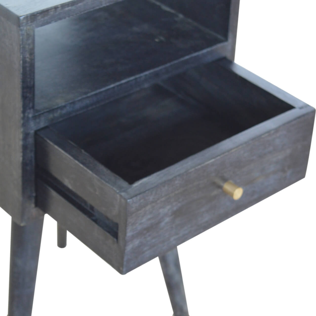 Narrow Bedside, Full Black