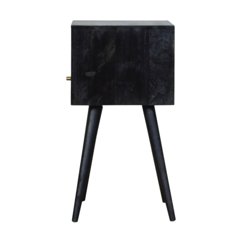 Narrow Bedside, Full Black
