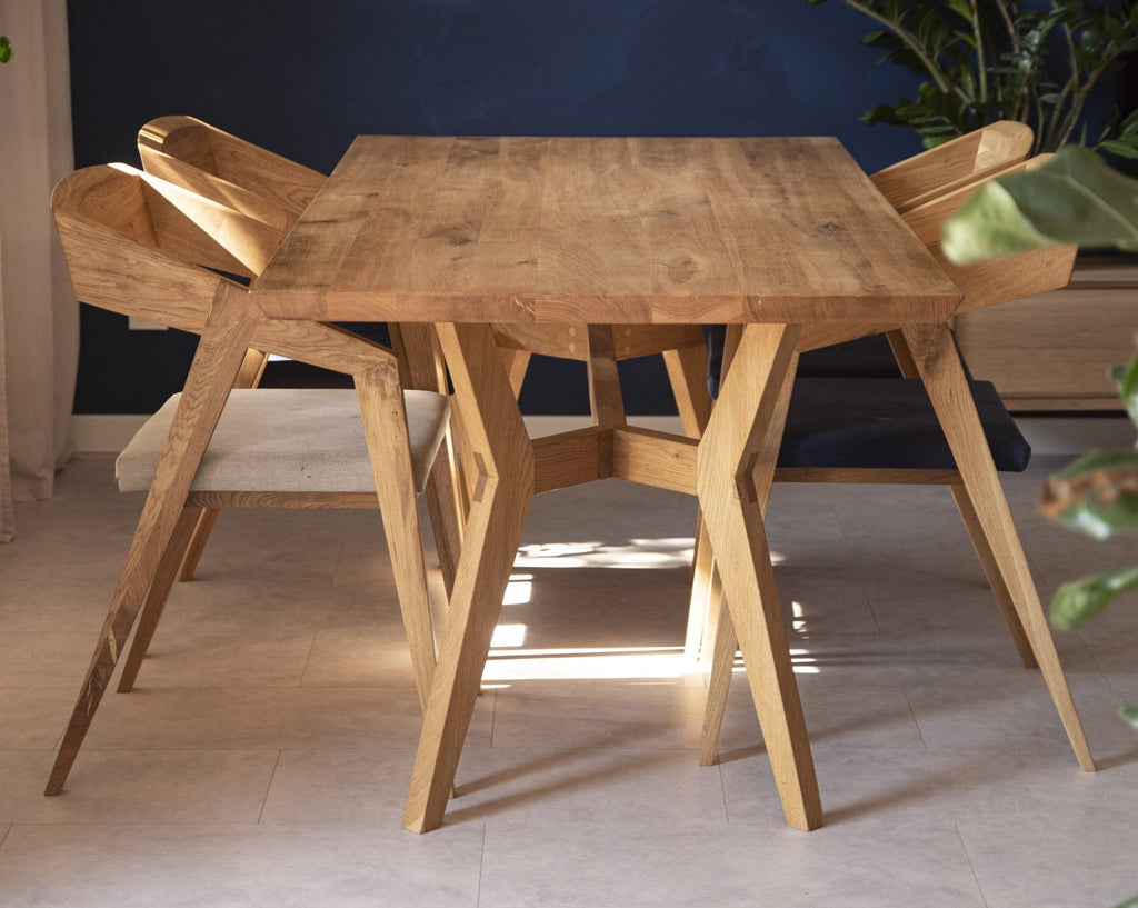 Piko Dining Set, Oak Wood