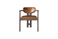 Porter Chair, Solid Wood & Leather