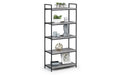 Staten Tall Concrete Bookcase