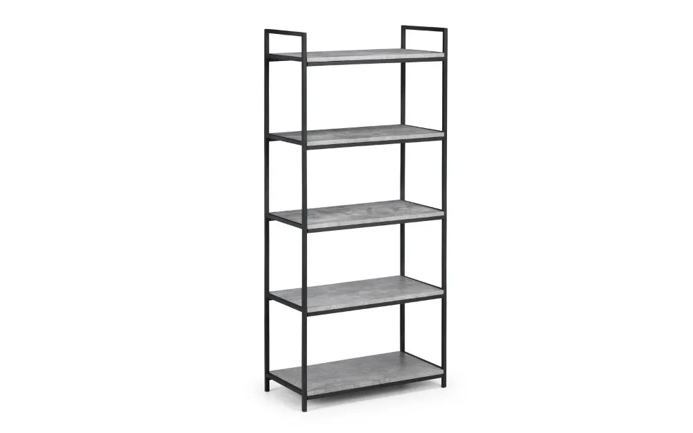 Staten Tall Concrete Bookcase