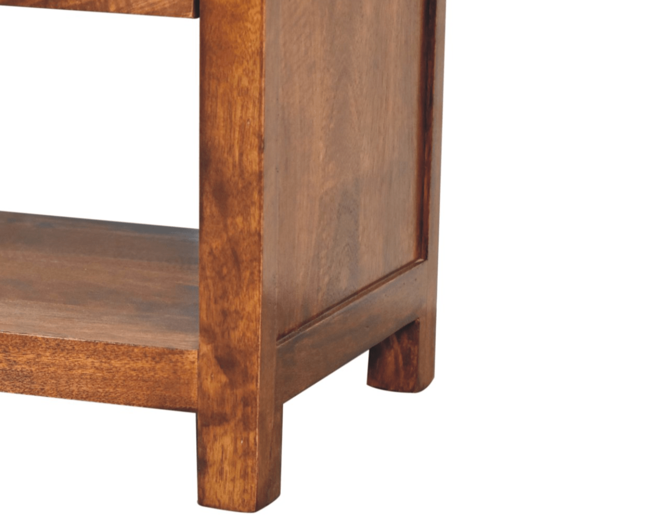 Arto 3 Drawer TV Stand, Chestnut