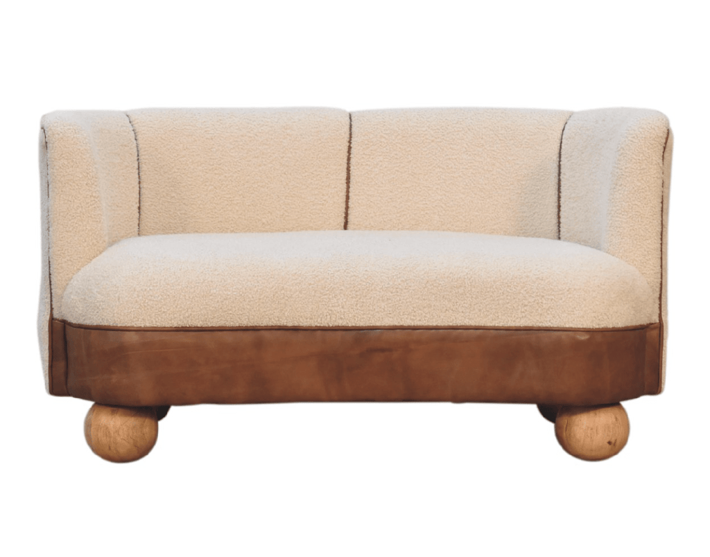 Boucle Buffalo Hide Sofa