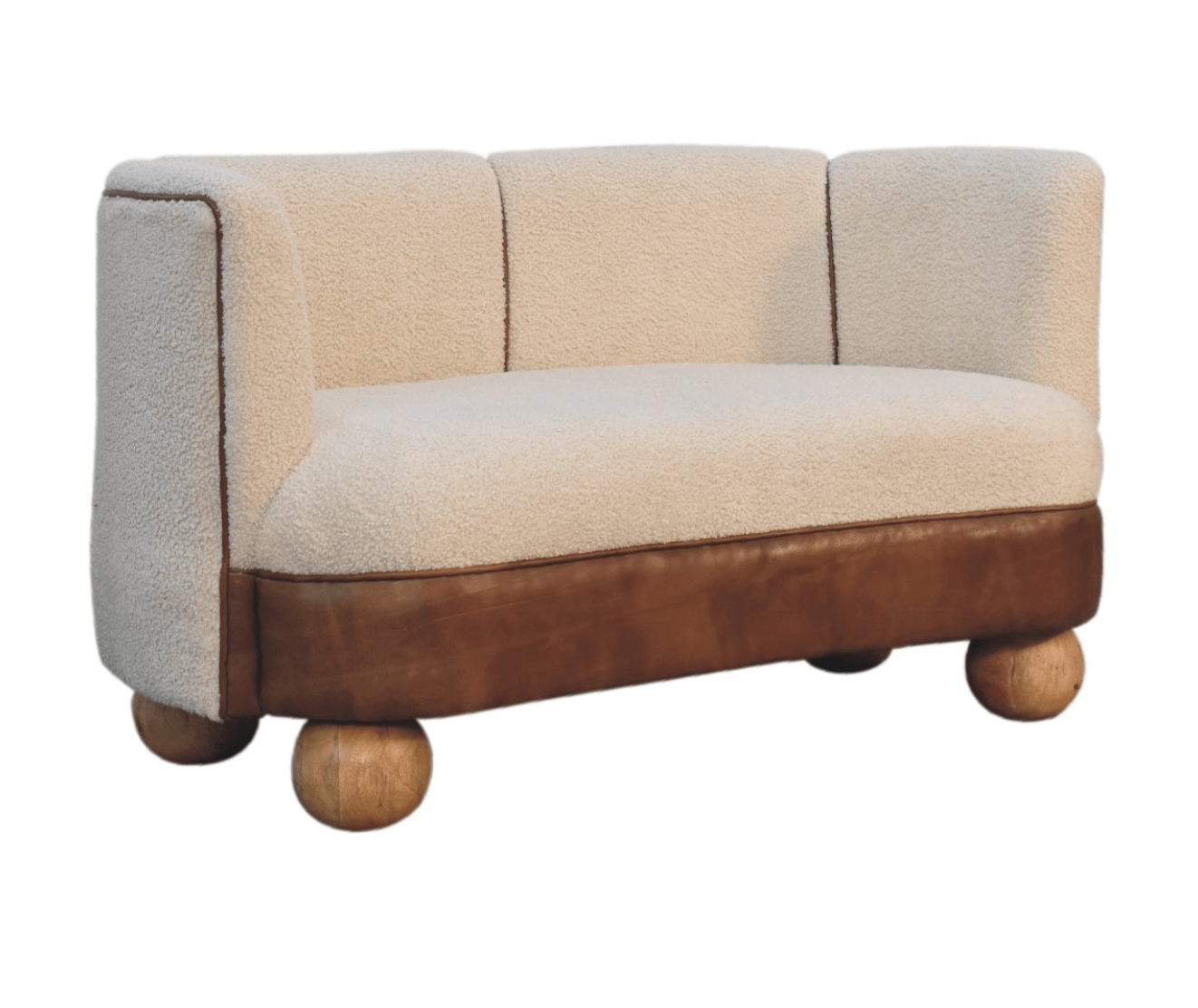 Boucle Buffalo Hide Sofa