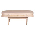 Cane & Mango Wood 1 Drawer Coffee Table