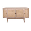 Cane & Mango Wood 4 Doors Sideboard