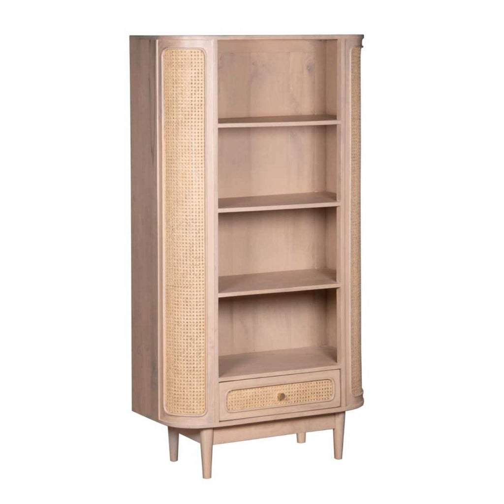 Cane & Mango Wood Bookcase