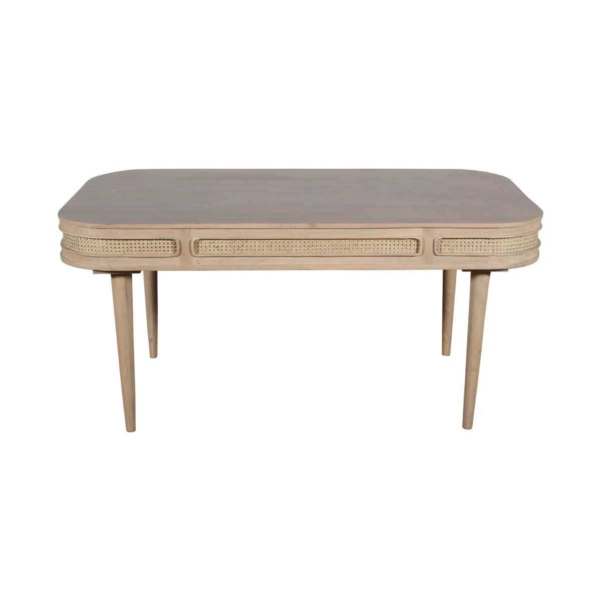 Cane & Mango Wood Dining Table
