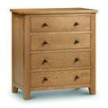 Marlborough  4 Drawer Chest, Oak Wood