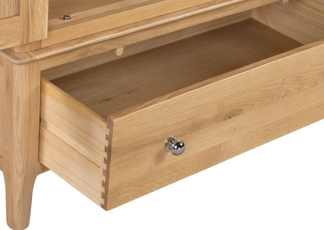 Cotswold Wooden 2 Door 1 Drawer Wardrobe