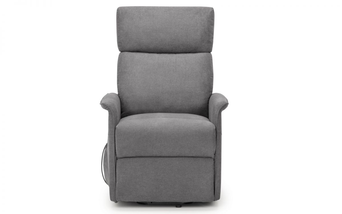 Helena Rise and Recline Grey Armchair
