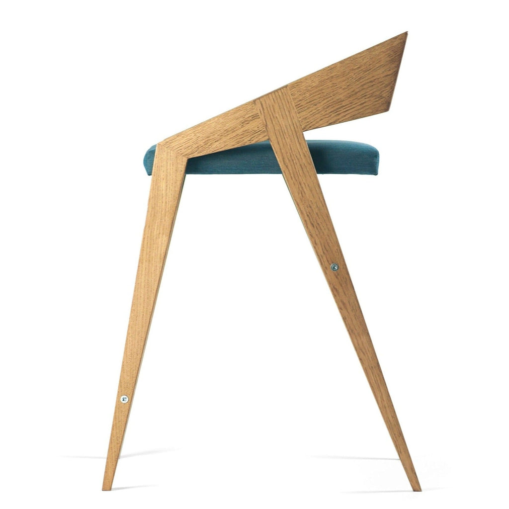 Piko Bar Stool, Oak Wood