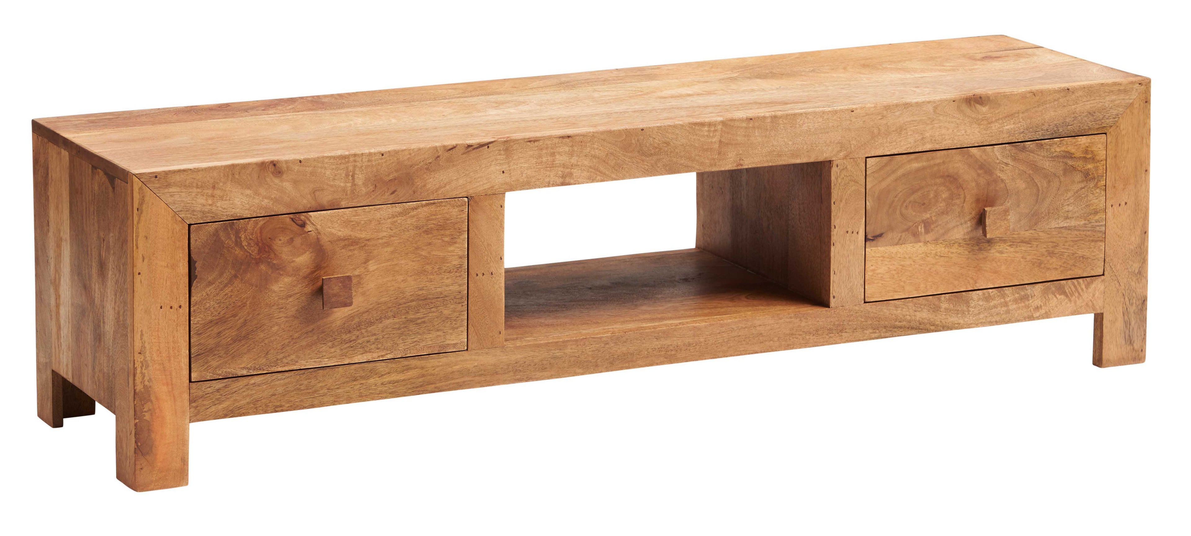 Solid Mango Wood Wide Screen TV Unit
