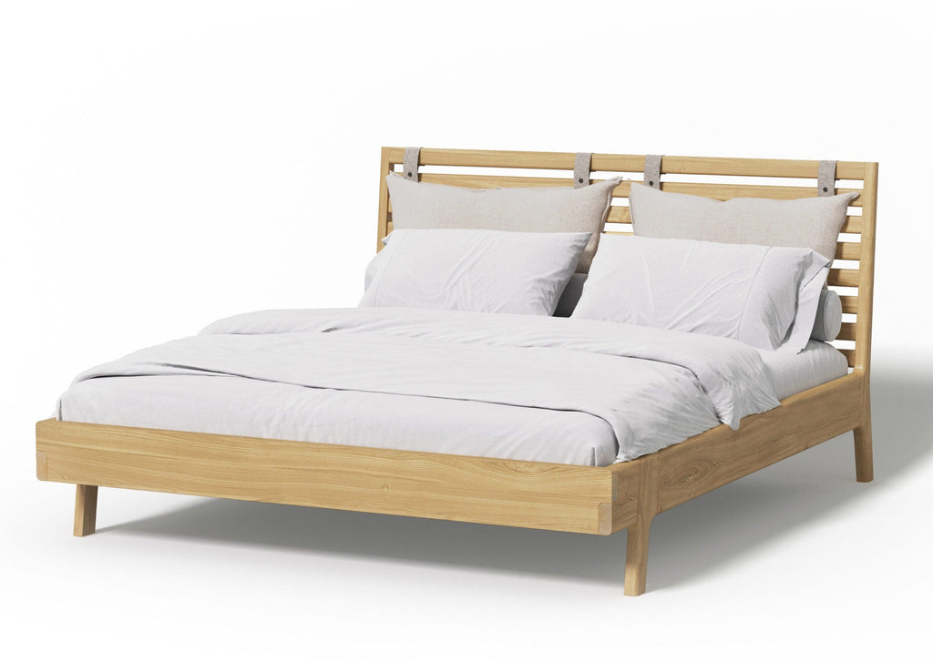 Kiko Bed, Oak Wood