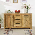Large Solid Wood Sideboard