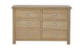 Memphis Wooden 6 Drawer Chest