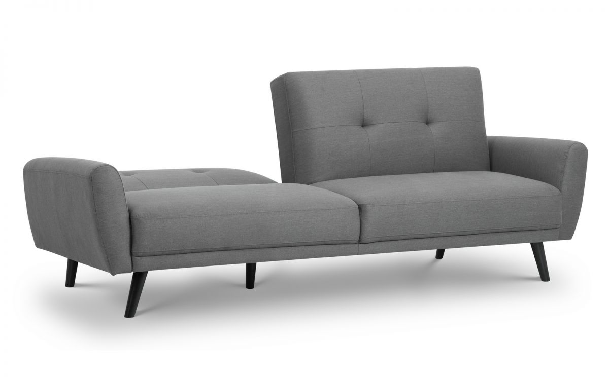Monza Grey Linen Fabric Sofa Bed