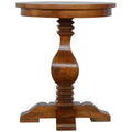 Pedestal Occasional Table, Granary Effect