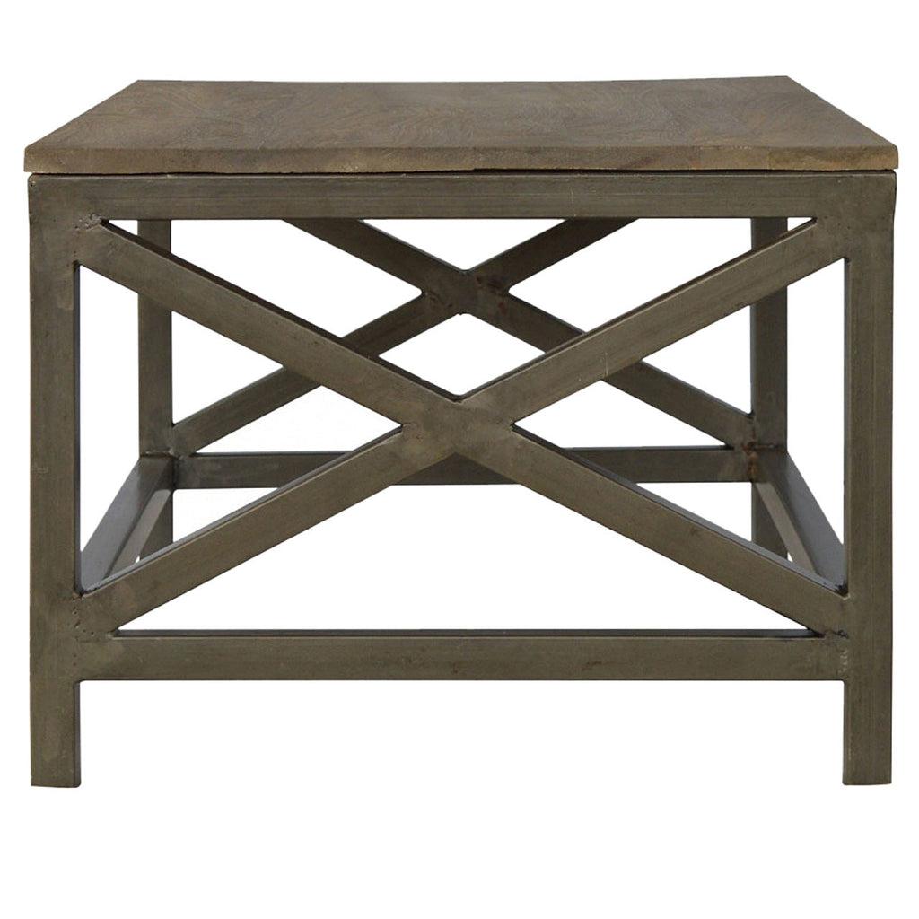 Cross Metal Coffee Table