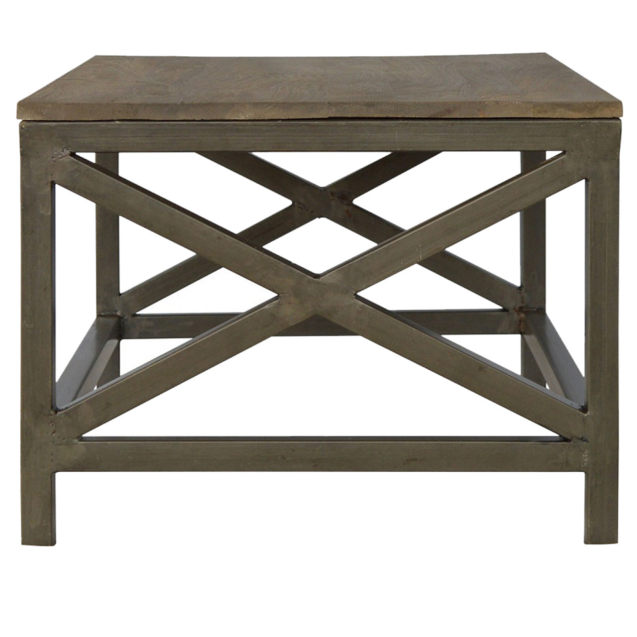 Cross Metal Coffee Table