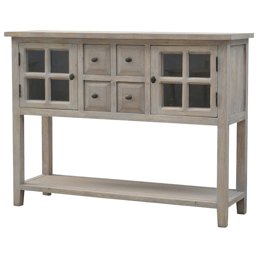 Stone Effect Console Table