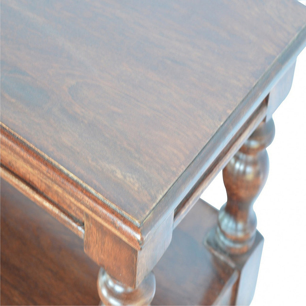 Turned Leg Console Table