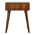 Prism 1 Drawer Bedside, Chestnut