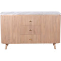 Ashford Sideboard, Natural Marble & Mango Wood