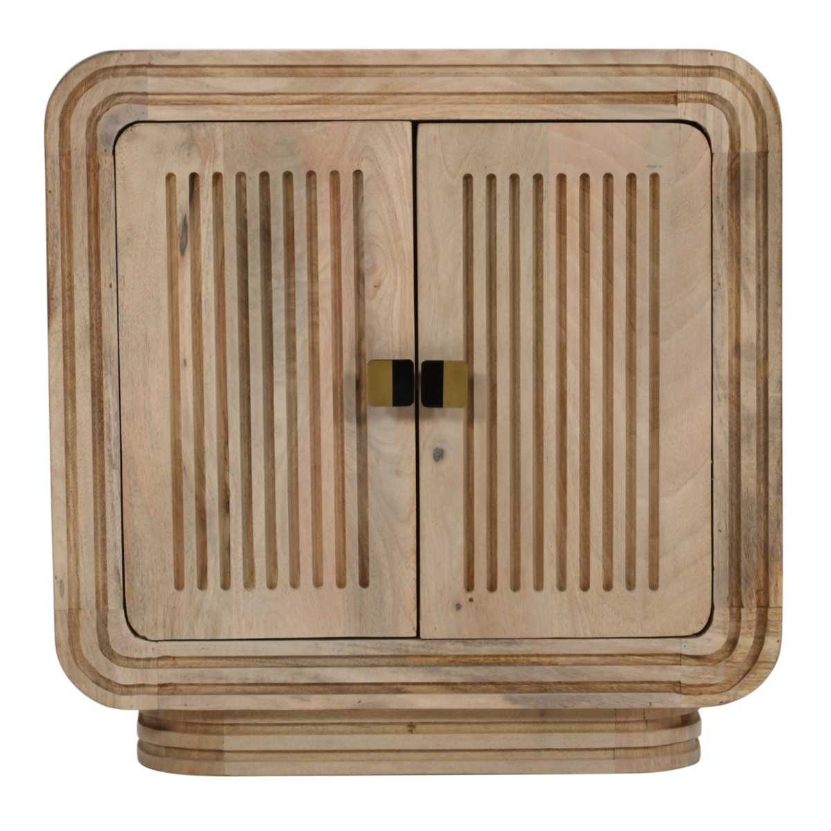 Handcrafted Mango Wood Narrow Sideboard