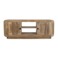 Carved Mango Wood 2 Doors TV Cabinet