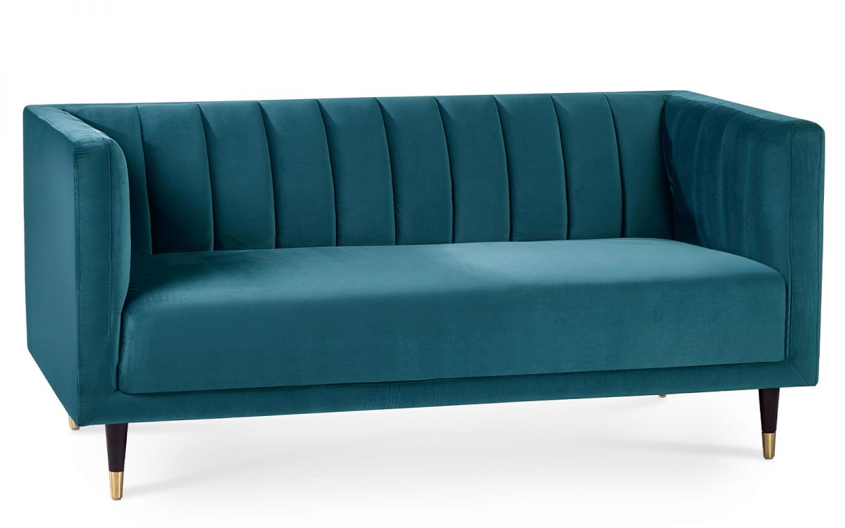 Salma Teal 2 Seater Sofa
