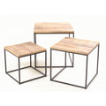 Empire Square Nest of 3 Tables